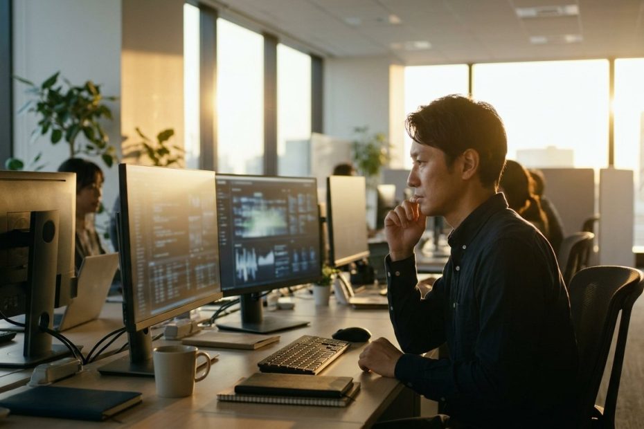 Webサーバへの不正アクセスとデータ流出に対応する技術者